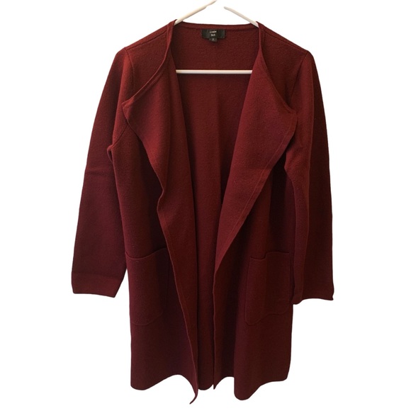 J. Crew Juliette Collarless Sweater Blazer - Picture 2 of 7